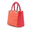 Dior Medium Bicolor Lambskin Cannage Lady Dior Secondhand