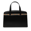 Burberry House Check Trimmed Leather Handbag Secondhand