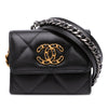 Secondhand Chanel Lambskin 19 Flap Coin Purse With Chain