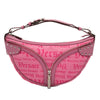 Secondhand Versace Canvas Gothic Logo Repeat Handbag