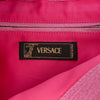 Versace Canvas Gothic Logo Repeat Handbag Secondhand