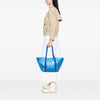 Chanel Medium Cracked Metallic Calfskin Modern Chain Tote Secondhand
