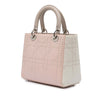 Dior Medium Bicolor Lambskin Macrocannage Stitched Lady Dior Secondhand
