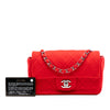 Chanel Mini Rectangular Classic Jersey Single Flap Secondhand