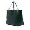 Celine Lambskin Horizontal Zipper Gusset Cabas Tote Secondhand