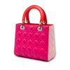 Dior Medium Tricolor Lambskin Cannage Lady Dior Secondhand
