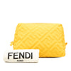 Fendi Zucca Embossed Technical Fabric Cosmetic Pouch Secondhand