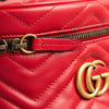 Secondhand Gucci Mini GG Marmont Matelasse Leather Round Backpack
