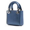 Dior Mini Metallic Patent Microcannage Lady Dior Secondhand