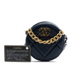 Chanel Lambskin 19 Round Clutch with Chain Secondhand