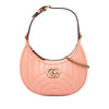 Gucci Mini Matelasse Leather GG Marmont Half Moon Hobo Secondhand