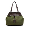 Prada Tessuto and Leather Tote Secondhand