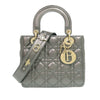 Dior Small Metallic Lambskin Cannage My ABCDior Lady Dior Secondhand