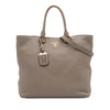Prada Vitello Daino Open Convertible Tote Secondhand