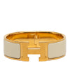 Secondhand Hermès Wide Enamel Clic Clac H Bracelet GM