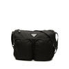 Prada Tessuto Double Pocket Zip Top Crossbody Secondhand