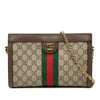 Gucci Small GG Supreme Web Ophidia Chain Crossbody Secondhand
