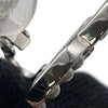 Chanel CC Silver Plated Faux Pearl Rhinestone Clip On Earrings Secondhand