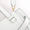 LOEWE Gate Mini Top Handle Leather 2Way Handbag in Gray Secondhand