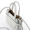 LOEWE Gate Mini Top Handle Leather 2Way Handbag in Gray Secondhand