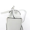LOEWE Gate Mini Top Handle Leather 2Way Handbag in Gray Secondhand