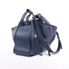 LOEWE Hammock Small Leather 2Way Handbag in Navy Blue Secondhand
