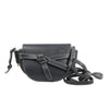 LOEWE Gate Mini Leather Crossbody Bag in Navy Blue Secondhand