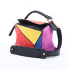 LOEWE Puzzle Leather Small 2Way Handbag in Multicolor Secondhand