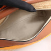 LOEWE Puzzle Medium Raffa x Leather 2Way Handbag in Orange x Brown x Beige Secondhand