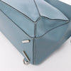 LOEWE Puzzle Medium Leather 2Way Handbag in Blue Secondhand