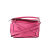 LOEWE Puzzle Medium Leather 2Way Handbag in Pink Secondhand