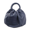 LOEWE Bounces Leather Handbag in Navy Blue Secondhand