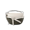 LOEWE Gate Small Crossbody Bag in White x Green Secondhand