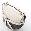 LOEWE Gate Small Crossbody Bag in White x Green Secondhand