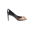 Louis Vuitton 16 years Patent Leather Heels in Black x Beige NL0186, Size EU 40 Secondhand