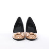 Louis Vuitton 16 years Patent Leather Heels in Black x Beige NL0186, Size EU 40 Secondhand