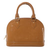 Louis Vuitton Alma BB Monogram Vernis 2Way Handbag in Brown M91585 Secondhand