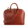 Louis Vuitton Epi Leather Alma PM 2Way Handbag in Brown M52143 Secondhand
