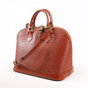 Louis Vuitton Epi Leather Alma PM 2Way Handbag in Brown M52143 Secondhand