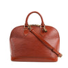 Louis Vuitton Epi Leather Alma PM 2Way Handbag in Brown M52143 Secondhand