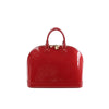 Secondhand Louis Vuitton Alma GM Vernis Leather Handbag in Red M93596
