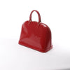 Secondhand Louis Vuitton Alma GM Vernis Leather Handbag in Red M93596