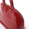 Secondhand Louis Vuitton Alma GM Vernis Leather Handbag in Red M93596