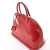 Secondhand Louis Vuitton Alma GM Vernis Leather Handbag in Red M93596