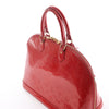 Secondhand Louis Vuitton Alma GM Vernis Leather Handbag in Red M93596