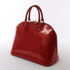 Louis Vuitton Alma GM Vernis Leather Handbag in Red M93596 Secondhand