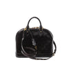 Louis Vuitton Alma MM Vernis Leather 2 Way Handbag in Amarante M90024 Secondhand