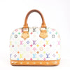 Louis Vuitton Multicolor Monogram Alma Handbag in White M92647 Secondhand
