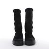 Louis Vuitton Breezy line 19-year Monogram Suede x Sheepskin Boots in Black CL0169, Size 38 EU Secondhand