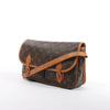 Secondhand Louis Vuitton Gibecière MM Monogram Canvas Crossbody Bag in Brown M42247